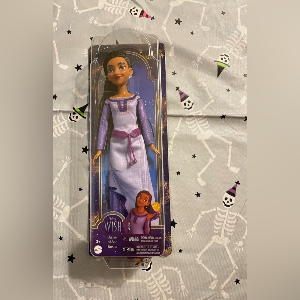 2023 Disney Store Wish Princess ASHA Doll Mattel BRAND NEW